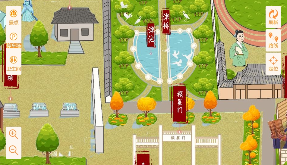 正蓝手绘地图景区语音讲解导览系统：智慧景区建设的基石